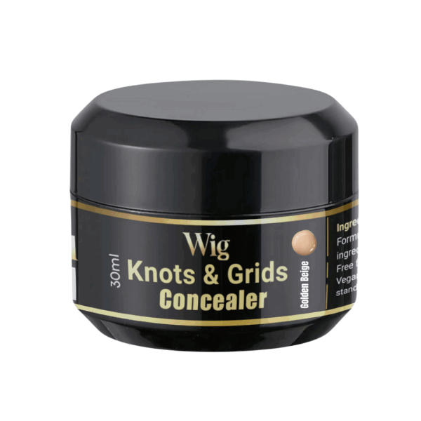 HD Lace Wig Knots, Holes Grid Concealer filler scalp illusion hide bleach makeup Golden Beige