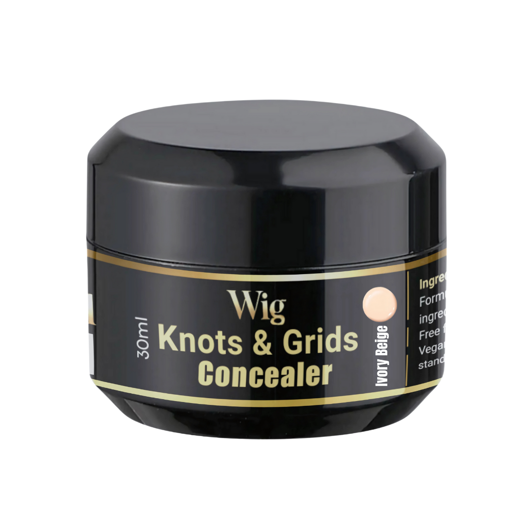 HD Lace Wig Knots, Holes Grid Concealer filler scalp illusion hide bleach makeup Ivory Beige