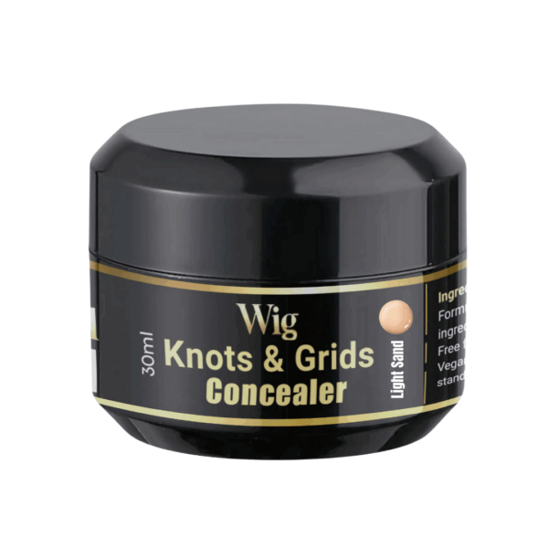 Light Sand Shade – Advanced Lace Wig Knots, Holes & Grid Concealer – 30ml Jar