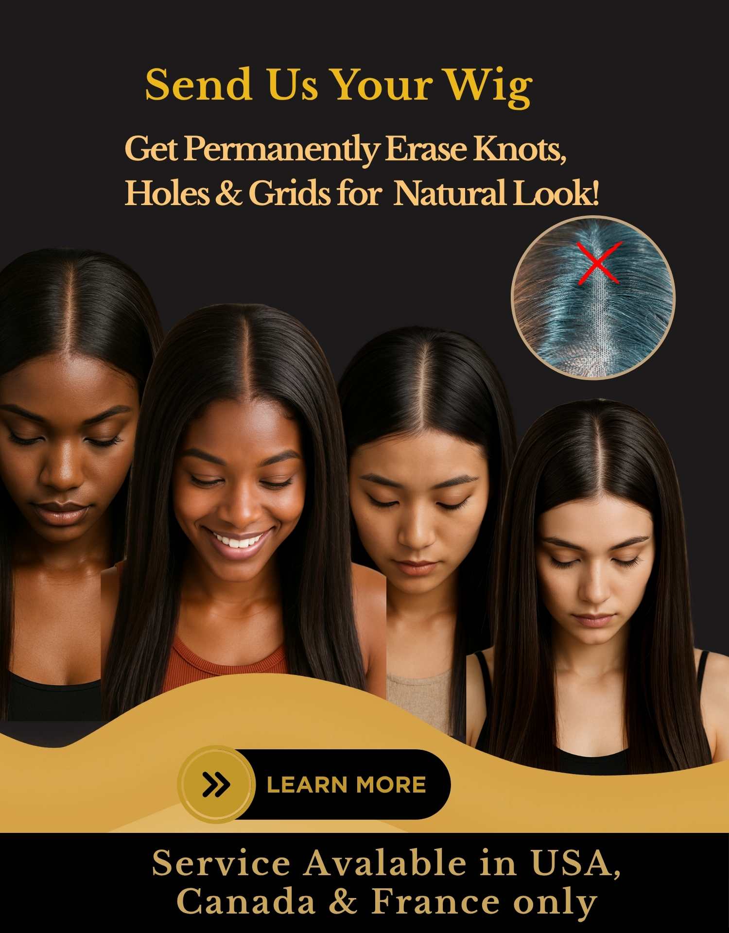 caramel brown HD lace wig concealer (2)