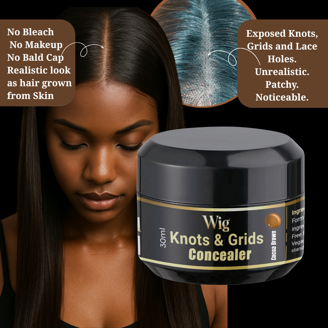 lace wig knot concealer natural scalp finish